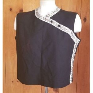 VTG Miss Charm Women's Rockabilly Pin Up Top 36